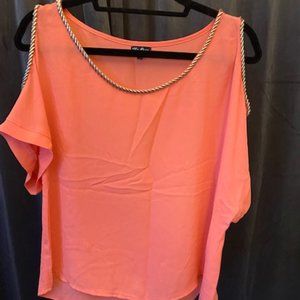 Womens Blouse The Rage, Size L, Peach